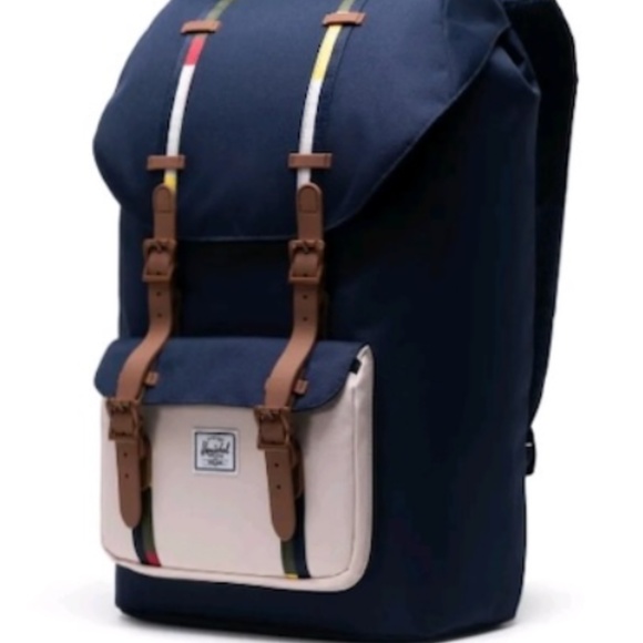 Herschel Peacoat/Birch Backpack - LARGE 30L - Special Edition - Picture 3 of 10